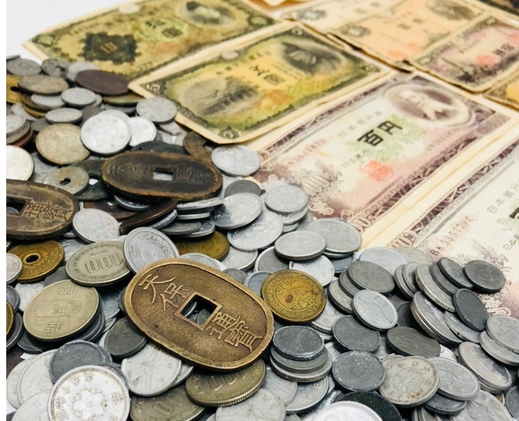 古銭・古札・記念硬貨、買います！