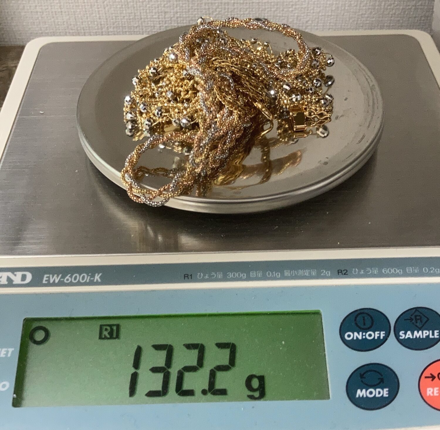 本日のK18金の買取り 86万500円 ありがとうございました。