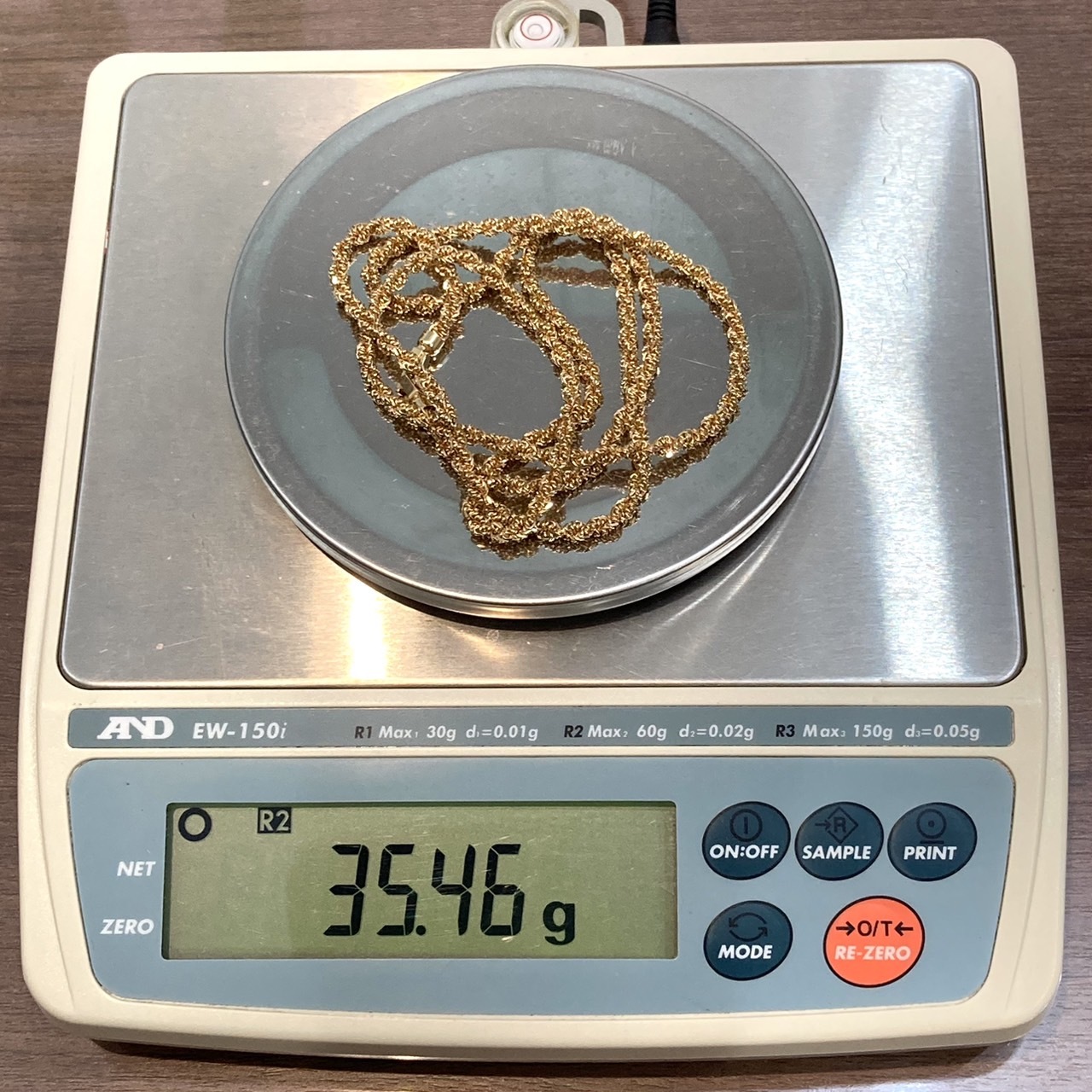 金は重さが大事です！　